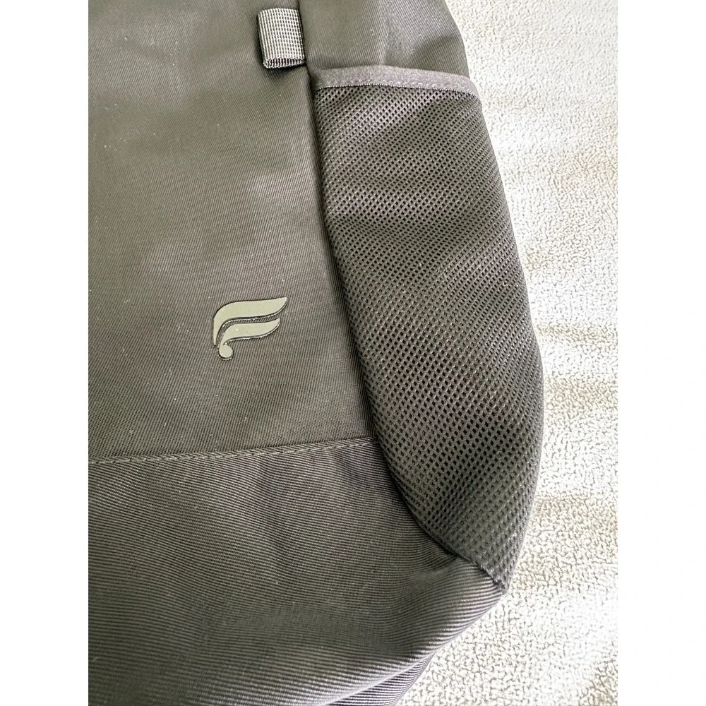 Fabletics Backpack The Only Backpack Black Roll Top Computer Sleeve Nylon